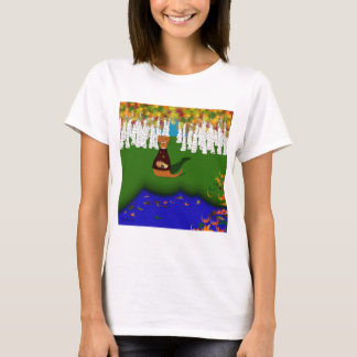 Oliver Uttern vid River Wolf Lake på hösten T Shirt