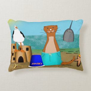 Oliver Utterns Strandsemester Prydnadskudde