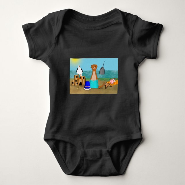 Oliver Utterns Strandsemester T Shirt (Framsida)