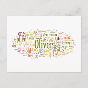Oliver vridning vykort