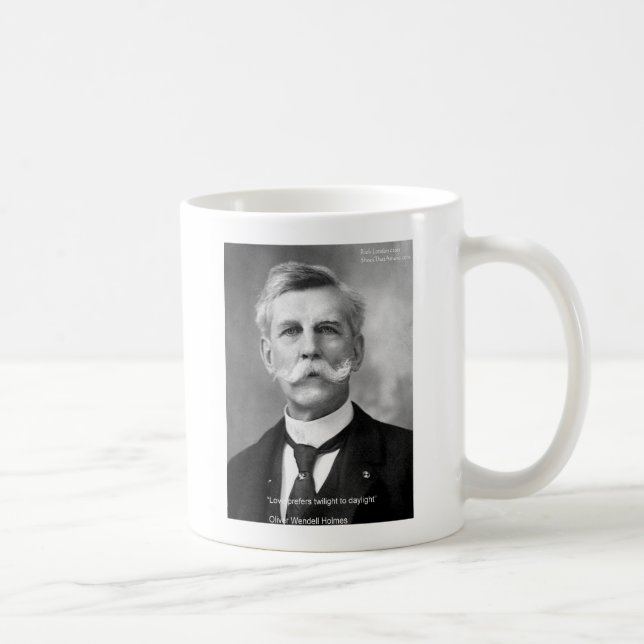 Oliver W Holmes "Kärlek Skymning" Citat Gåvor & Ko Kaffemugg (Höger)