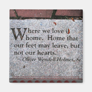 Oliver Wendell Holmes citationsteckenmagnet Magnet