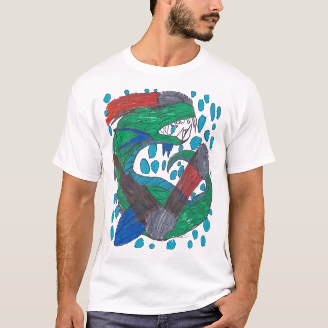 Oliver's Alien Monster Hurler T-Shirt (Framsida)