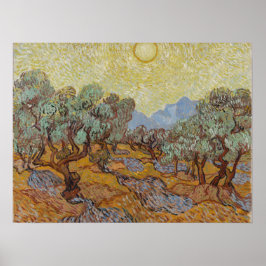 Oliveträd, Vincent van Gogh Poster