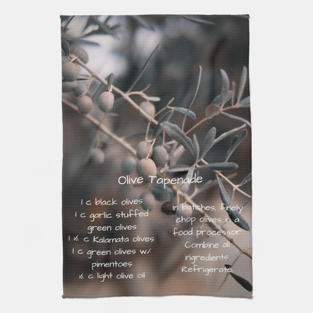 Olivgranatrecept, homemade, köks- kökshandduk (Vertikal)