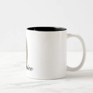 Olivgrön fruktsaftkaffemugg Två-Tonad mugg