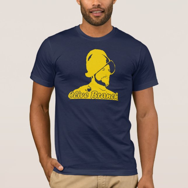 Olivgrön grenutslagsplatsConquistador T-shirt (Framsida)