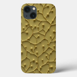 Olivgrön Organisk Textur iPhone-fodral Ruggad Utse