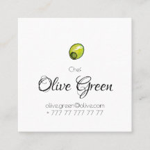 Olivgrön restaurang