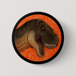 Olivgrön Tyrannosaurus Knapp