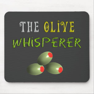 Olivgröna älskaregåvor "den olivgröna whispere musmatta