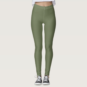 Olivgröna Boho-leggings Leggings