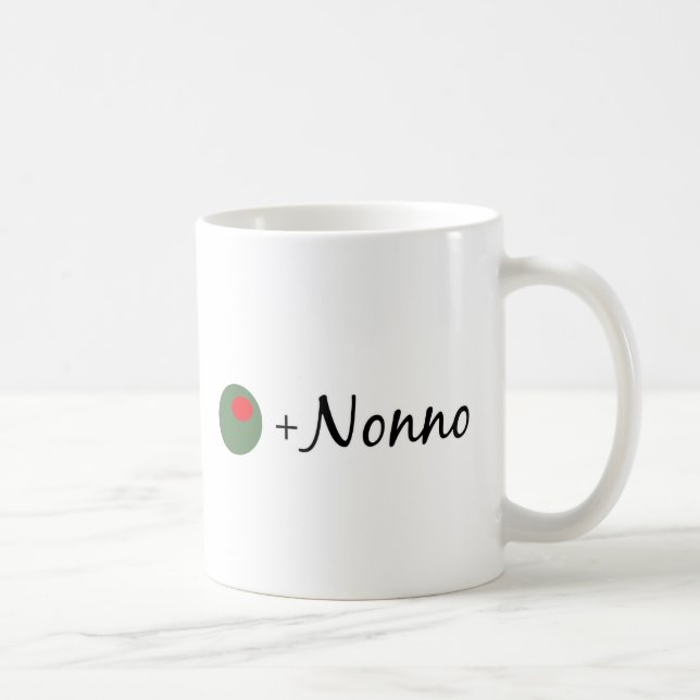 Olivgröna Nonno Kaffemugg (Höger)