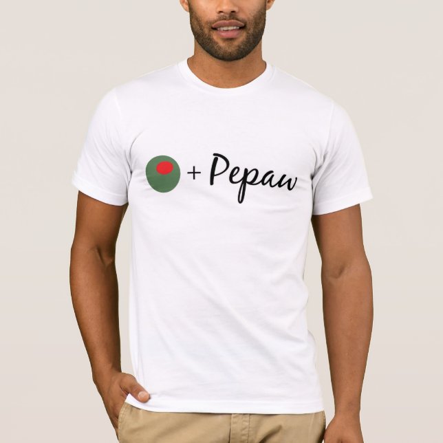 Olivgröna Pepaw T-shirt (Framsida)