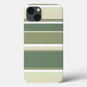 Olivgröna ränder Case-Mate iPhone fodral