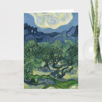 Olivgröna träd av Van Gogh