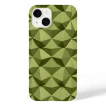 Olivgrönt iPhone-fodral Minimalistisk Modern Struk