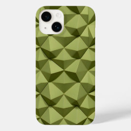 Olivgrönt iPhone-fodral Minimalistisk Modern Struk