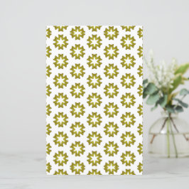 Olivgrönt Mönster Scrapbookpapper