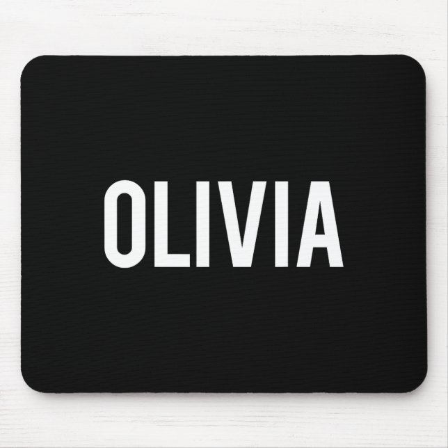 Olivia - Cool New Funny Name Fan Gift Tee  Musmatta (Framsidan)