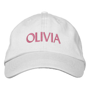 OLIVIA EMBROIDERED BASEBALL CAP BRODERAD KEPS
