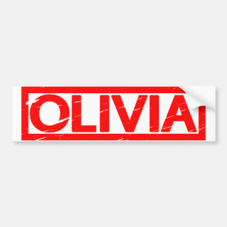 Olivia Frimärke Bildekal