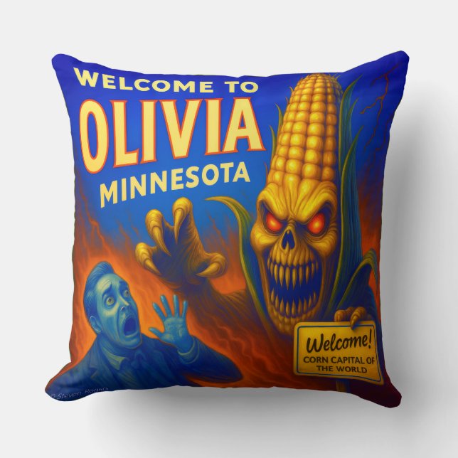 OLIVIA, MINNESOTA - VÄRLDENS KAPITAL I MAJ. KUDDE (Framsida)