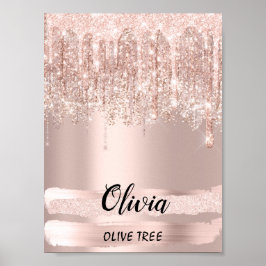 Olivia Namn Betyder födelsedag 16:e Möhippan Gift Poster