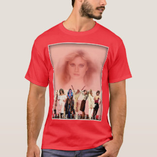 Olivia Newton John Xanadu Framed Collage Designad T Shirt