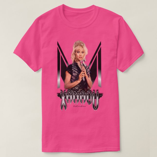 Olivia NewtonJohn 80s Xanadu Musical SuperIcon T Shirt (Design framsida)
