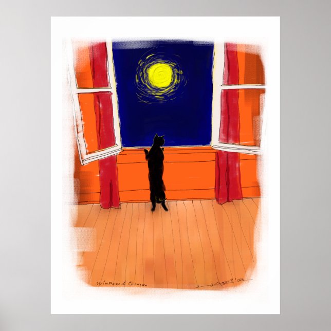 Olivia och Window Poster (Framsidan)