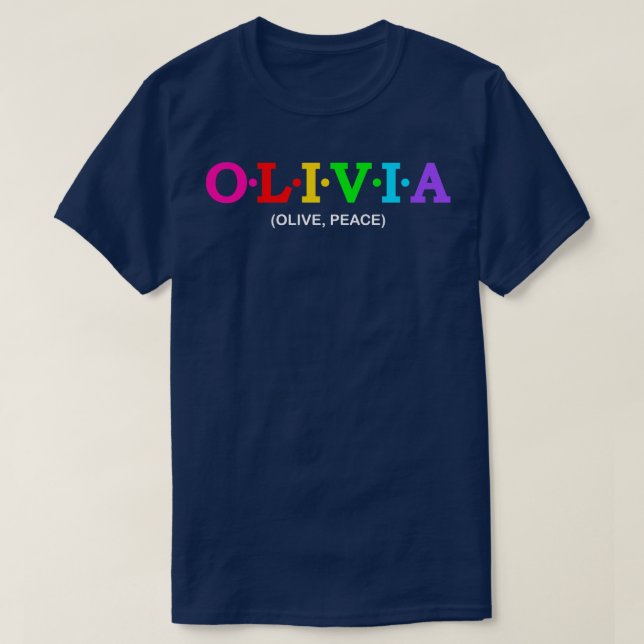 Olivia Olive Peace T Shirt (Design framsida)