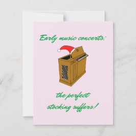 Olivia Organ Jul Stocking Julkort