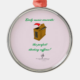 Olivia Organ-julklapp Premium Round Julgransprydnad Metall