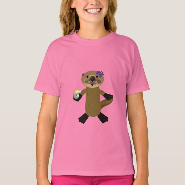 Olivia Otter T-shirt (Framsida)