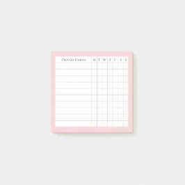 Olivia Personlig Habit Tracker in  Post-it Block