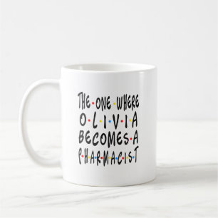 Olivia Pharmacist Studenten PharmD 2022 Gift Kaffemugg