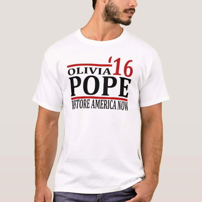 OLIVIA POPE SCANDAL 2016 TEE SHIRT (Framsida)