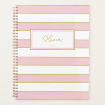 Olivia Rand Planner in  and White