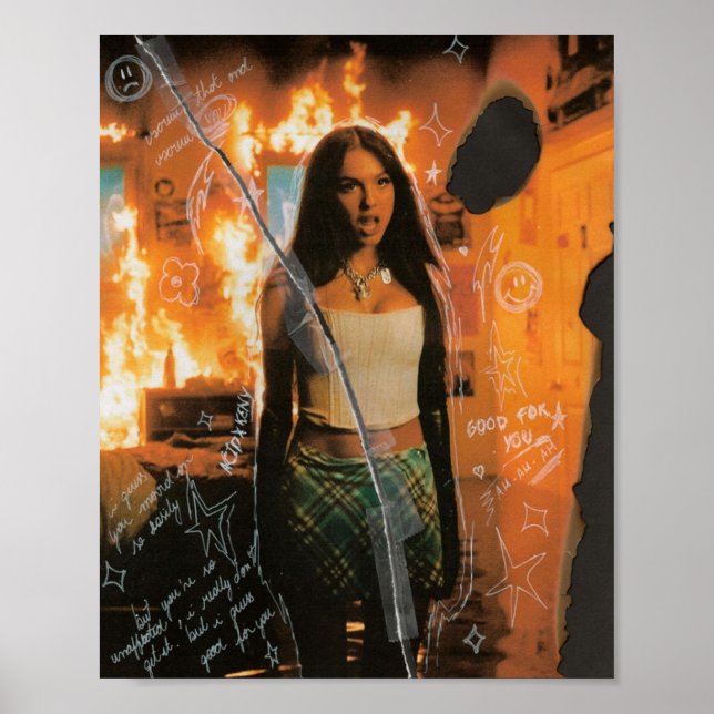 Olivia Rodrigo - Bra 4 U Poster (Framsidan)