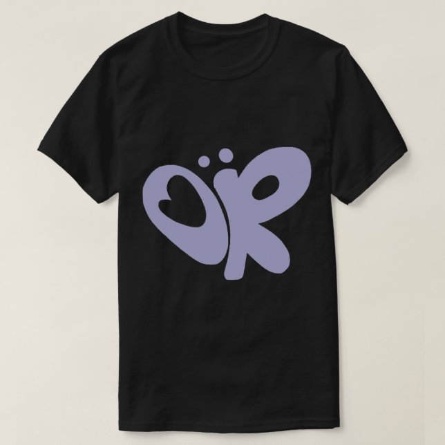 olivia rodrigo lila butterfly logotyp Sticker Copy T Shirt (Design framsida)