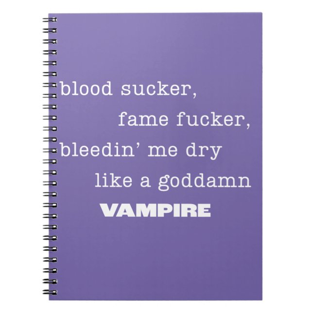 Olivia Rodrigo lyric Notebook Pop Music Anteckningsbok (Framsidan)