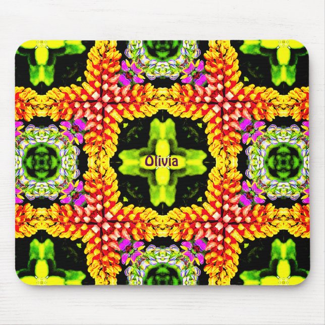 OLIVIA ~ Sweet Lupins Pattern ~ Musmatta (Framsidan)