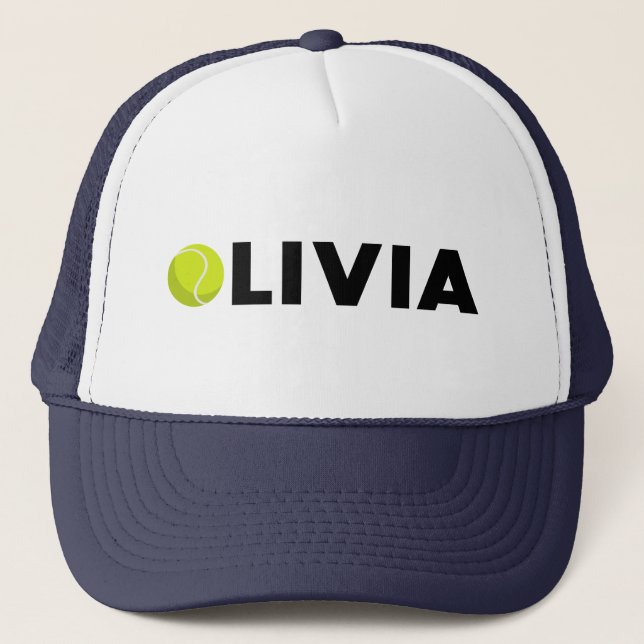 Olivia Tennis Truckerkeps (Framsida)