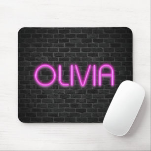 OLIVIA vid ROSA Neon Ljus Musmatta