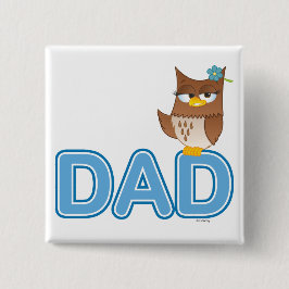 Olivia VonHoot tecknade figurer för pappa - Knapp