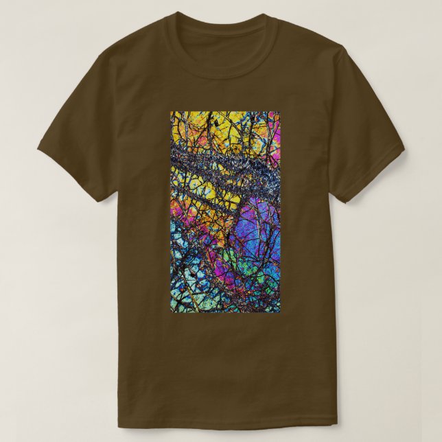 Olivine 2 Thin Section T Shirt (Design framsida)