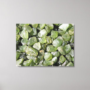 Olivinevariation av peridoten canvastryck