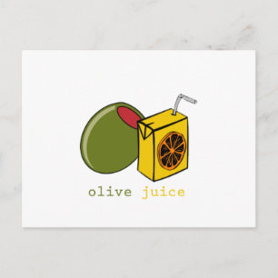 Olivjuice Vykort
