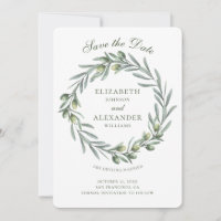 Olivkrans. Italiensk bröllops klara datum